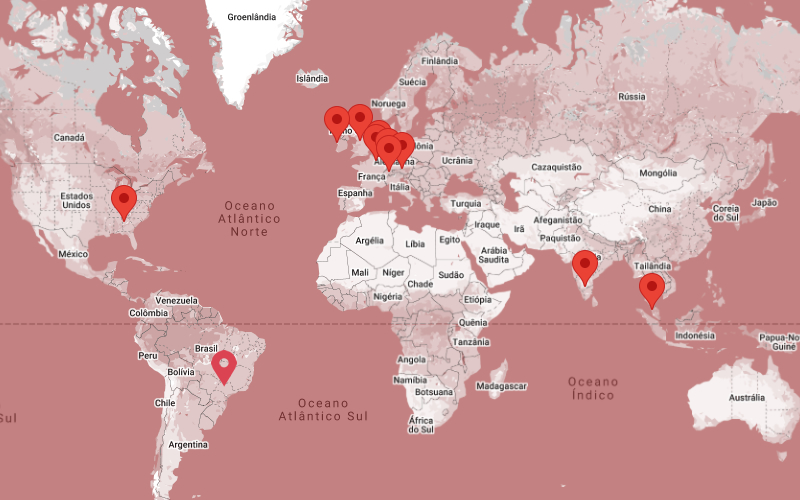GMT no Mundo